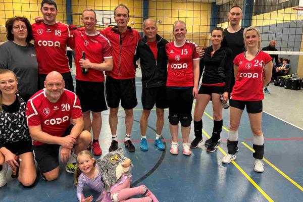 SV Drosselberg 91 e.V. Volleyball Punktspielabschluss der Saison 2023/24 custom text